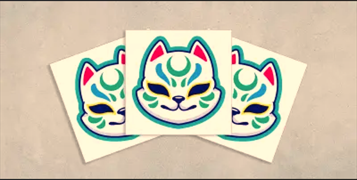Impression sur autocollant blanc